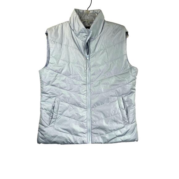 Jackson Hole Jackets & Blazers - Jackson Hole Outerwear women's puffer vest, pale blue, size M